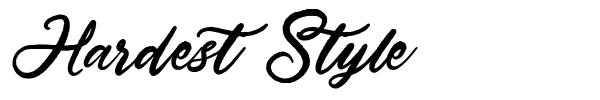 Hardest Style font