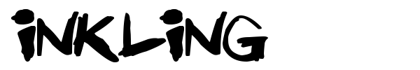 Inkling font