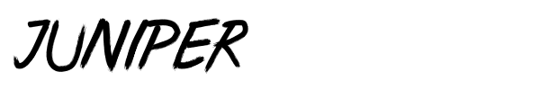 Juniper font