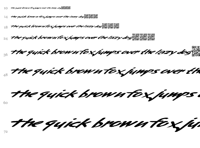 Kentucky Bourbon font waterfall