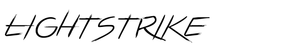 Lightstrike font