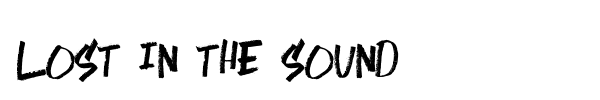 Lost in the Sound font