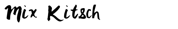 Mix Kitsch font