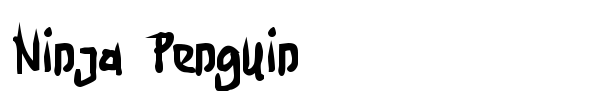 Ninja Penguin font