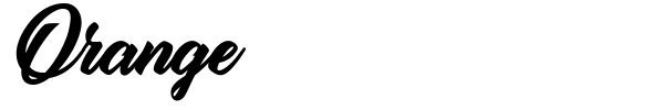 Orange font