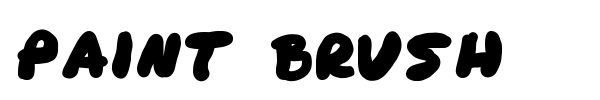 Paint Brush font