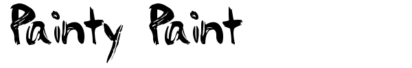 Painty Paint font