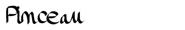 Pinceau font