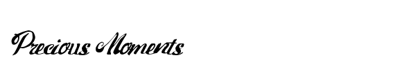 Precious Moments font