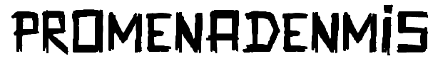 Promenadenmischung font preview