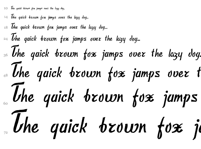 Publicite font waterfall