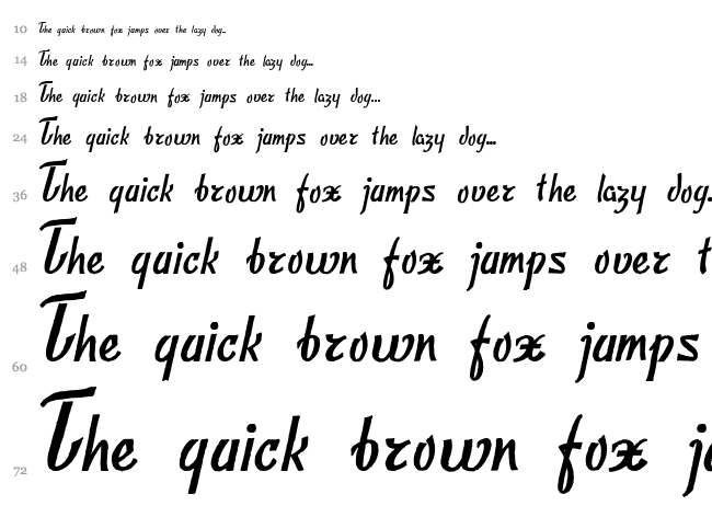 Publicite font waterfall