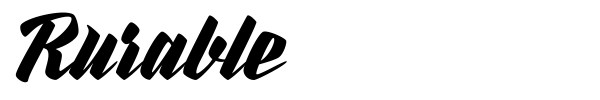 Rurable font