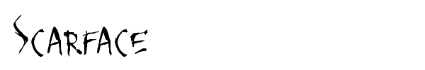 Scarface font