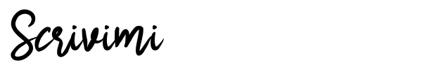 Scrivimi font
