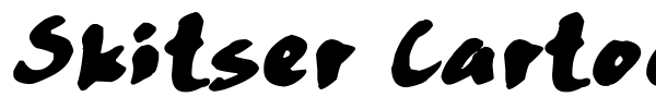 Skitser Cartoon font