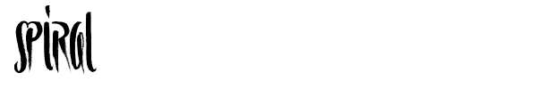Spiral font