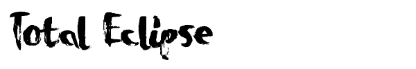 Total Eclipse font