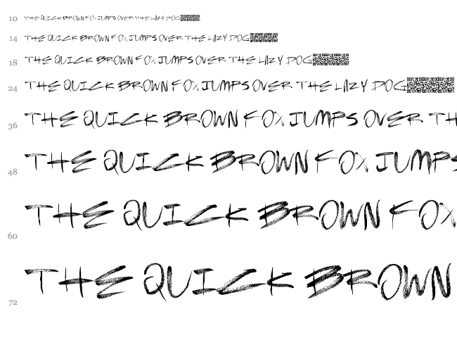 Trap House font waterfall