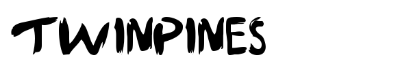 Twinpines font