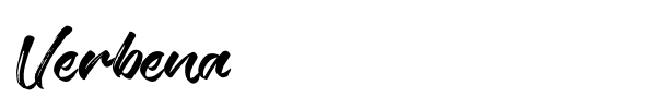 Verbena font