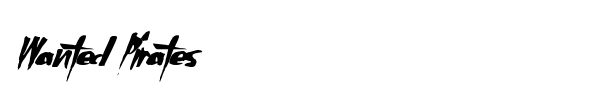Wanted Pirates font