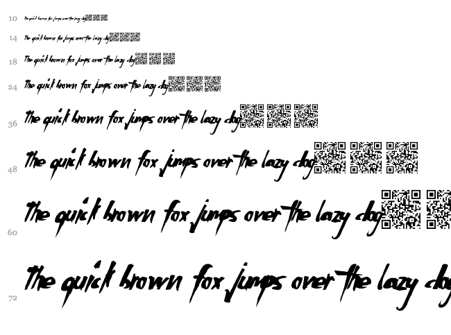 Wanted Pirates font waterfall