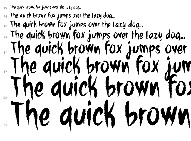White Shark Cre font waterfall
