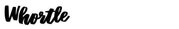 Whortle font