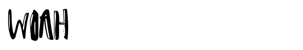 Woah font