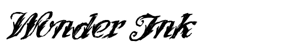 Wonder Ink font