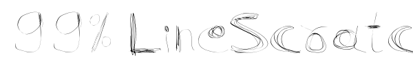 99% LineScratch font