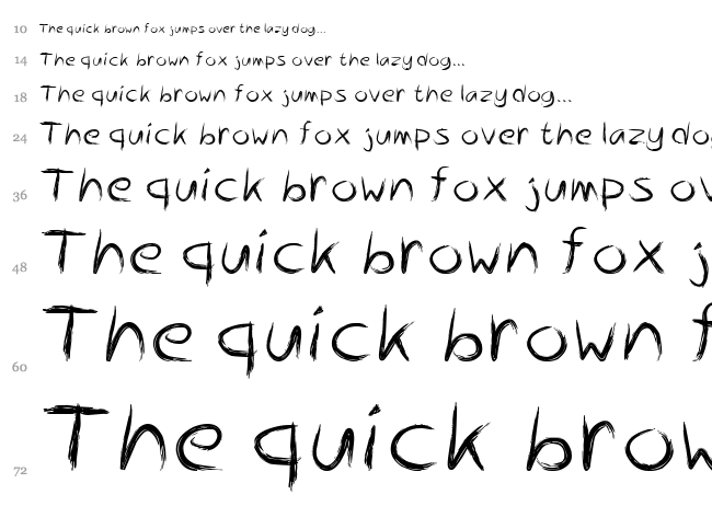 Alphahate font waterfall