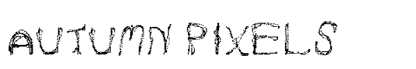 Autumn Pixels font