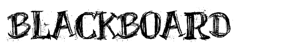 BlackBoard font