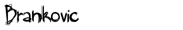 Brankovic font