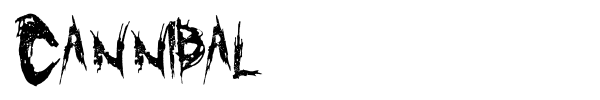 Cannibal font