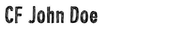 CF John Doe font