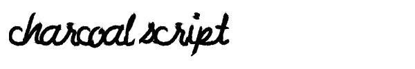 Charcoal Script font