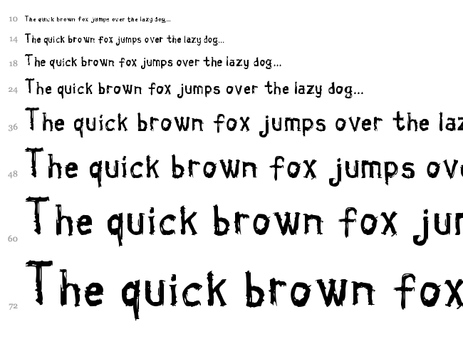 Coldbringer KG font waterfall