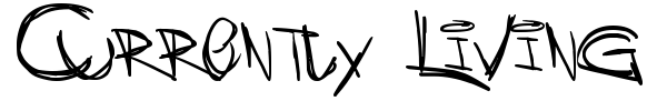 Currently Living font