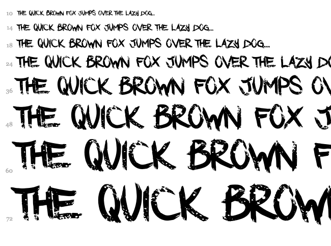 Dark Waters font waterfall