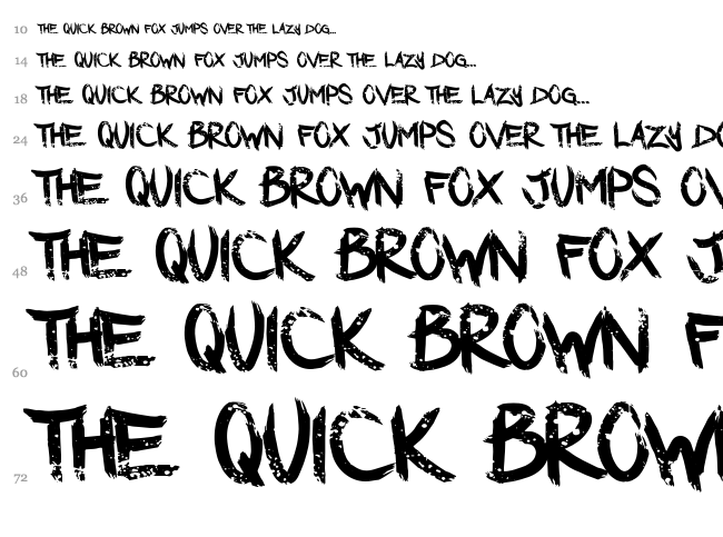 Dark Waters font waterfall