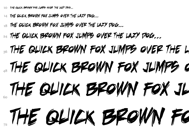 DeathRattle BB font waterfall