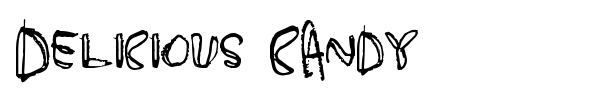 Delicious Candy font preview