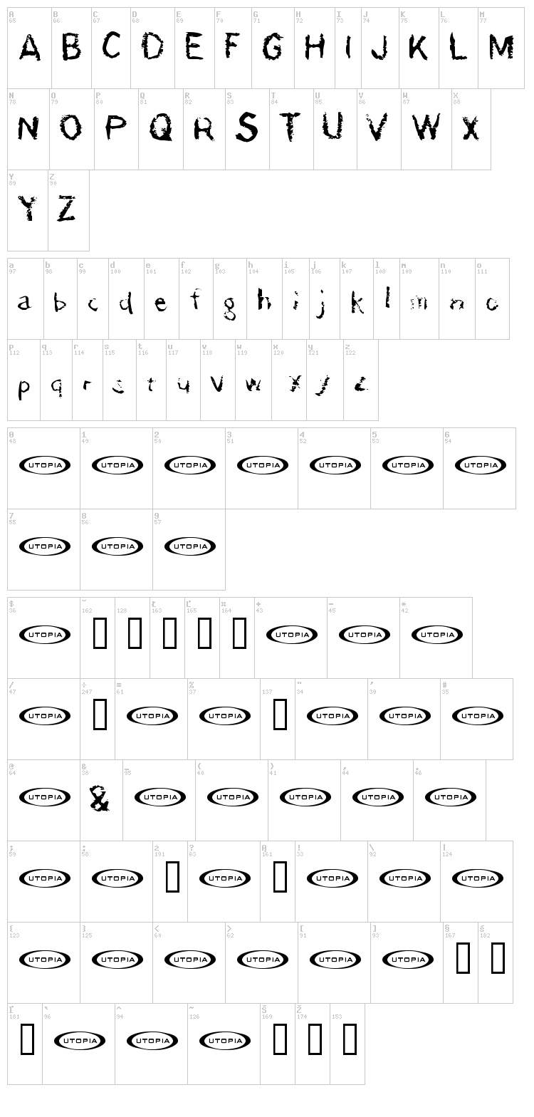  font map