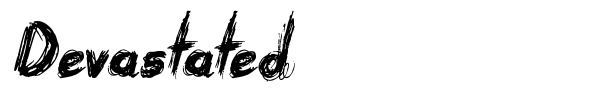 Devastated font