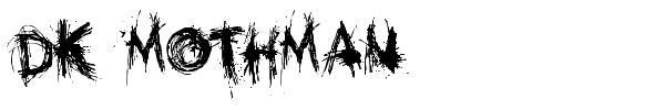 DK Mothman font