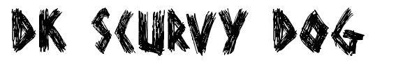 DK Scurvy Dog font