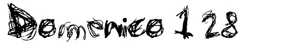 Domenico 128 font